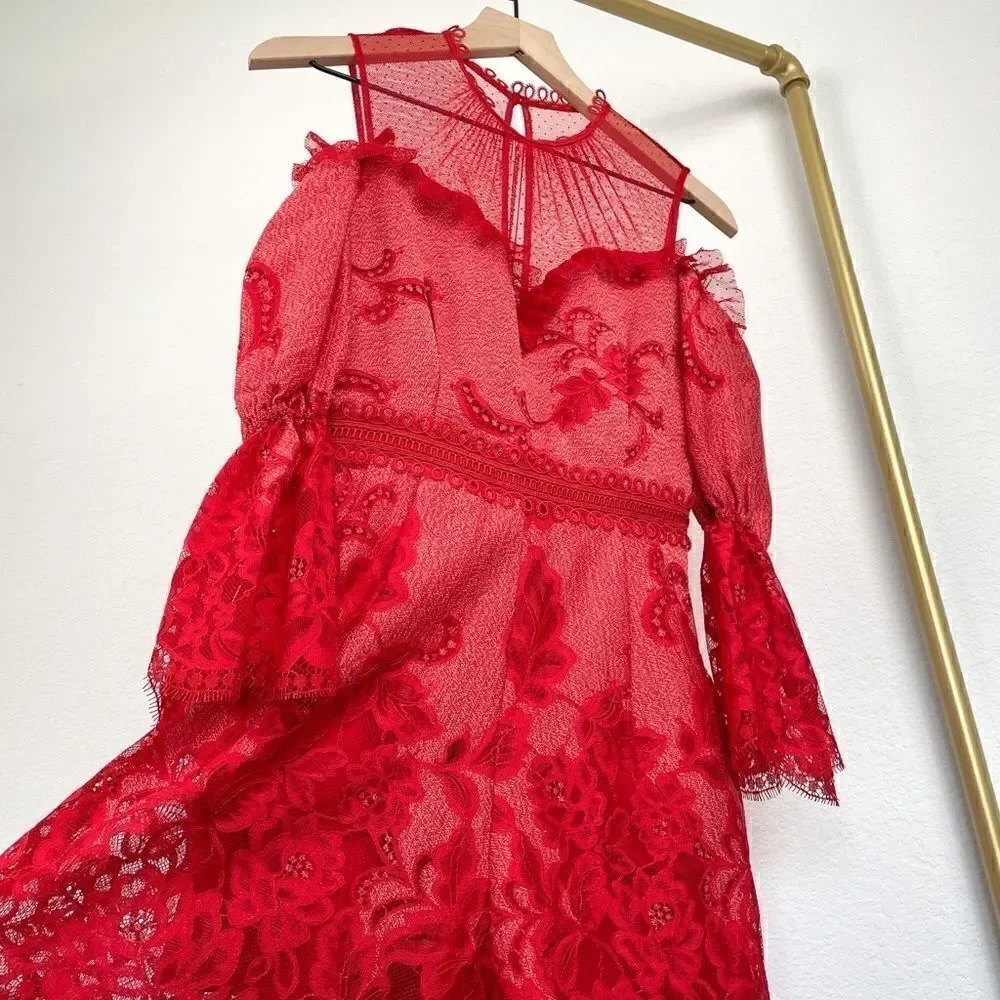 REVOLVE Three Floor Dress Like Romper SIZE 0 - Picture 4 of 10